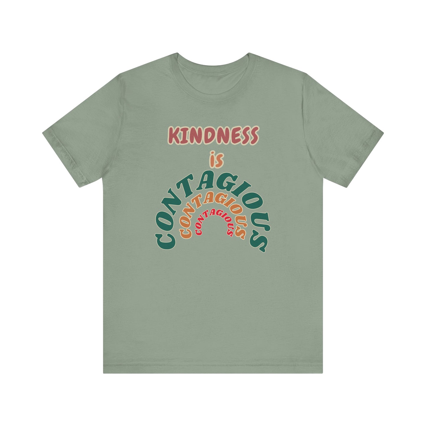 Kindness Contagious Unisex Jersey Short Sleeve Tee