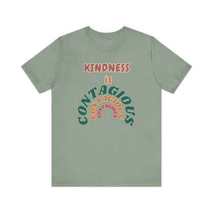 Kindness Contagious Unisex Jersey Short Sleeve Tee
