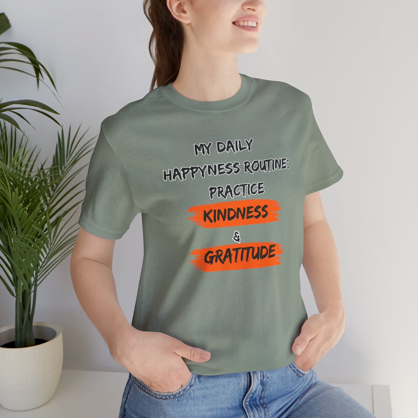 Kindness Happyness Unisex Jersey Short Sleeve Tee