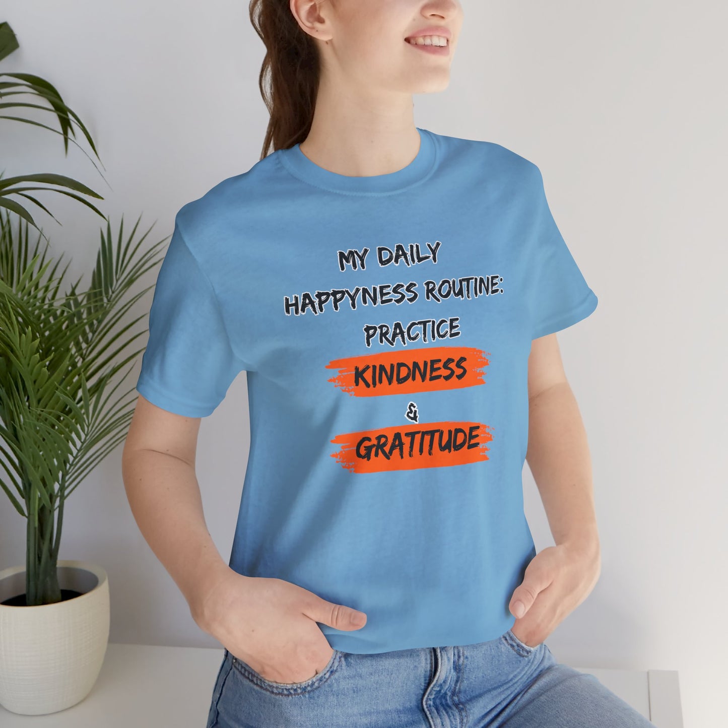 Kindness Happyness Unisex Jersey Short Sleeve Tee