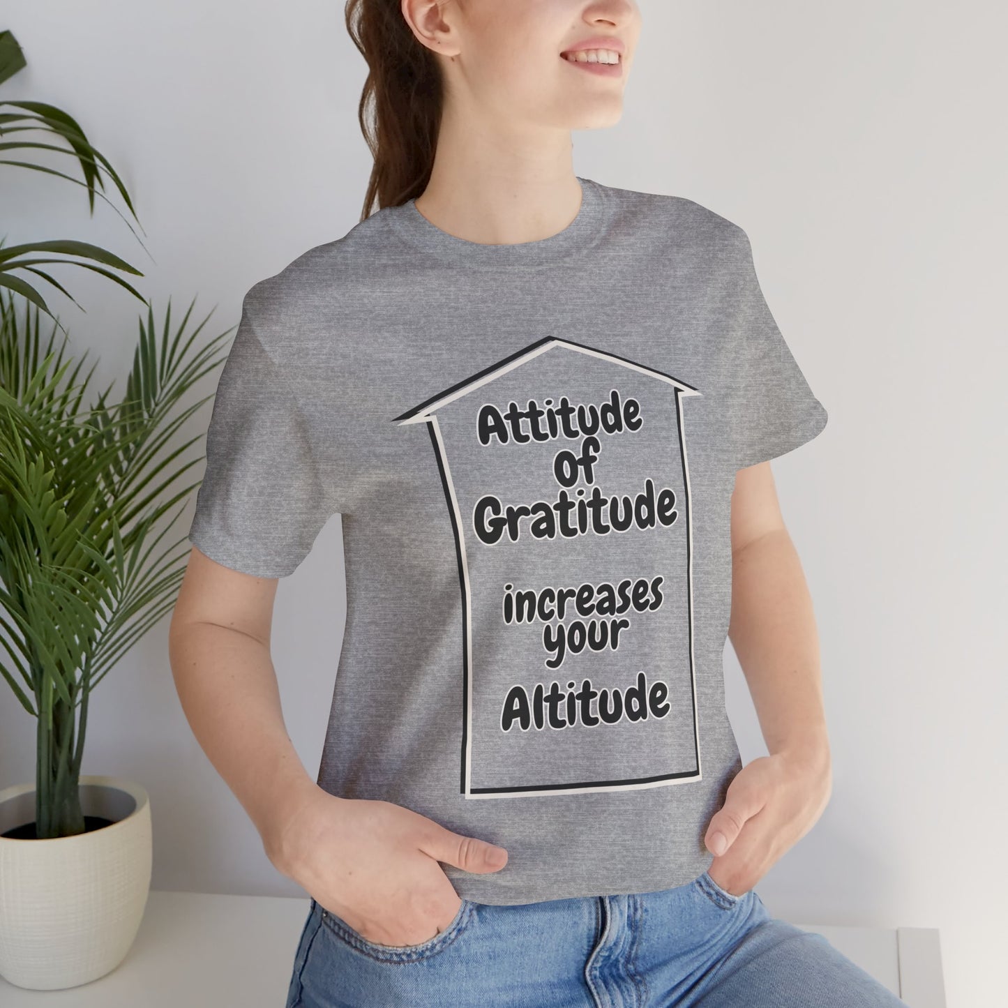 Gratitude Attitude Altitude Unisex Jersey Short Sleeve Tee