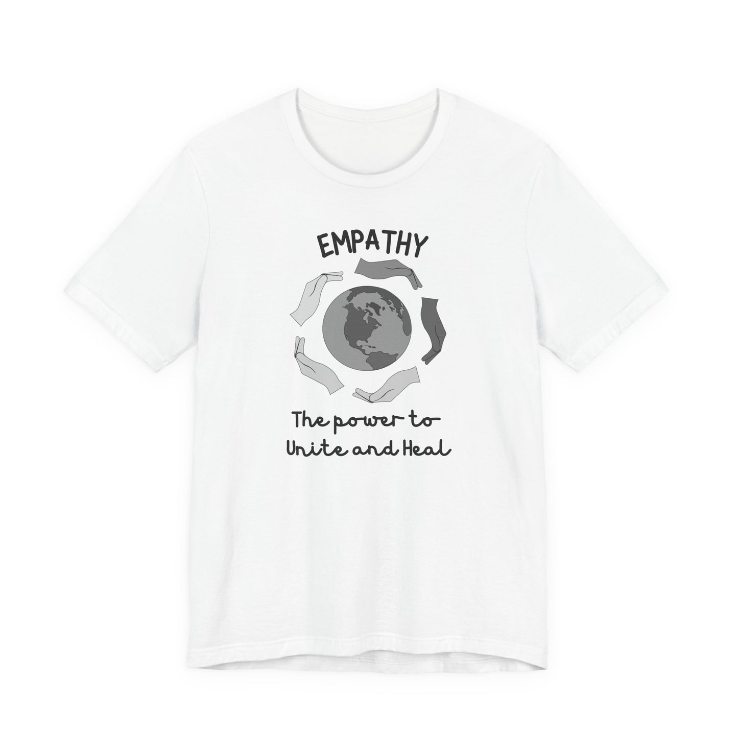 Empathy Unite Heal Unisex Jersey Short Sleeve Tee