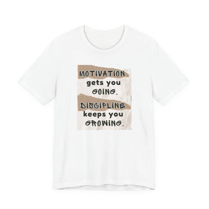 Discipline Motivation Luck Unisex Jersey Short Sleeve Tee