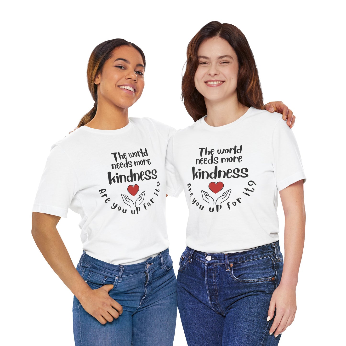 World needs Kindness Unisex Jersey Short Sleeve Tee