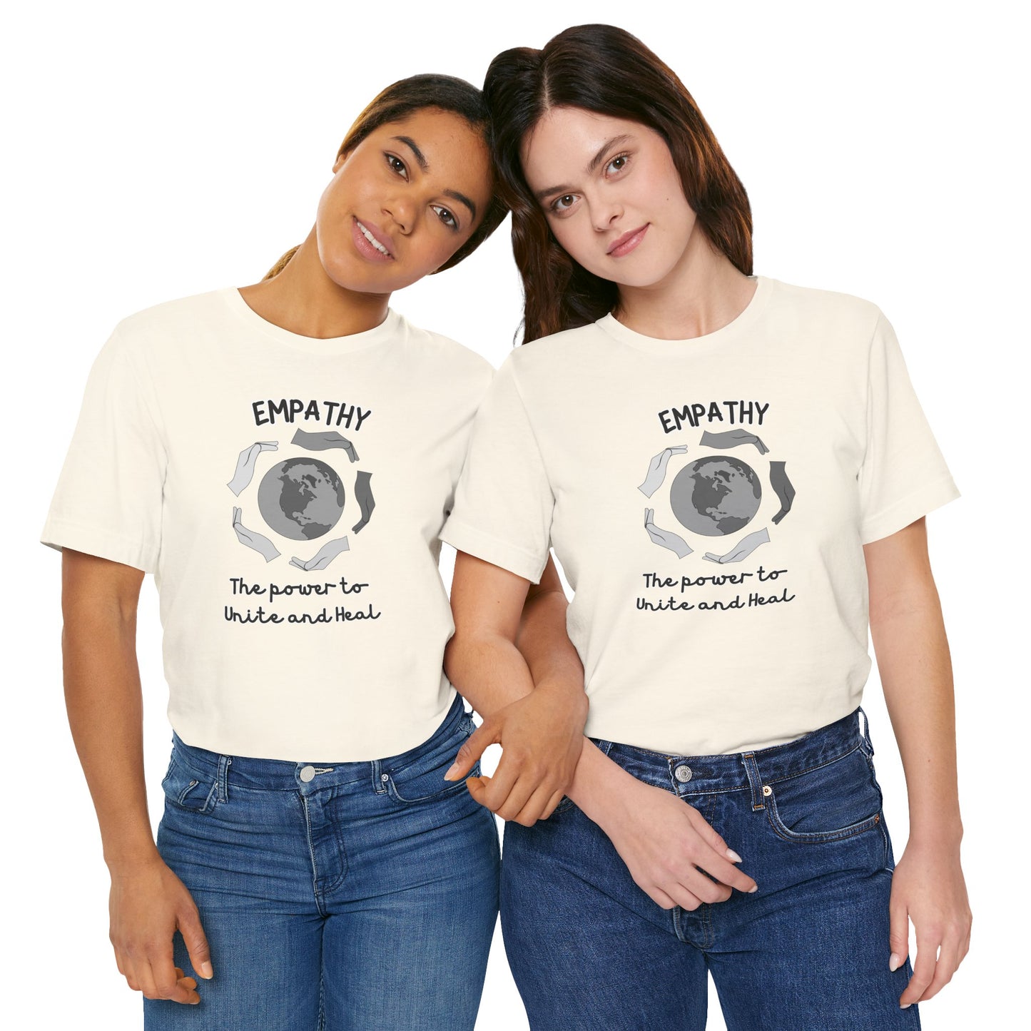 Empathy Unite Heal Unisex Jersey Short Sleeve Tee