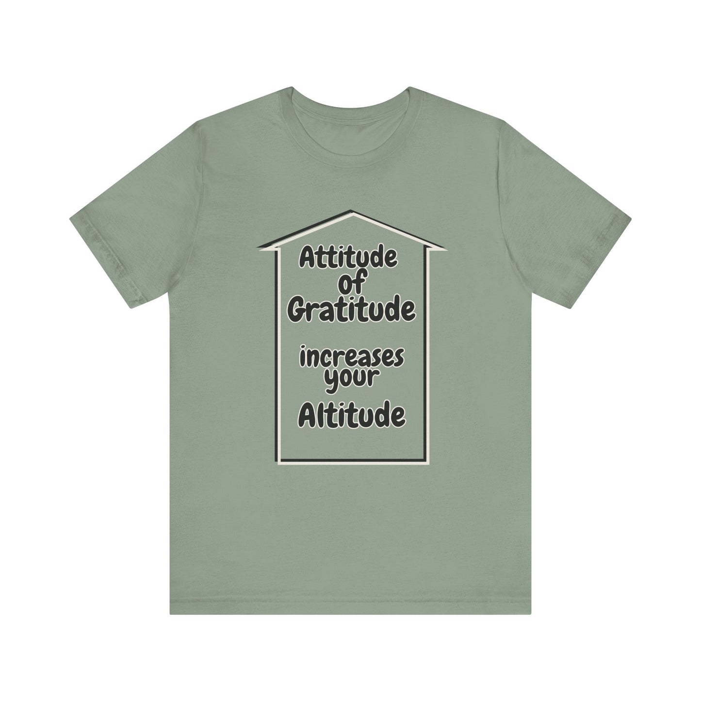 Gratitude Attitude Altitude Unisex Jersey Short Sleeve Tee