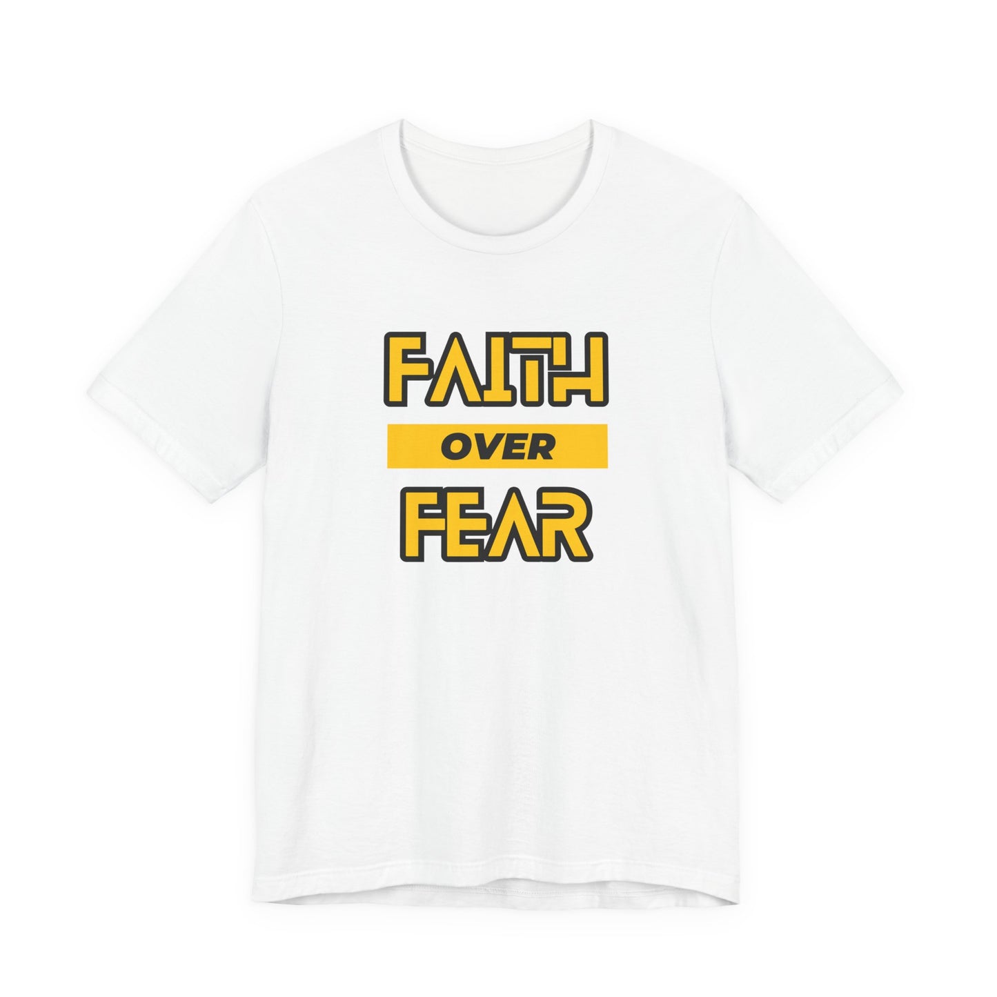 Faith Over Fear Unisex Jersey Short Sleeve Tee